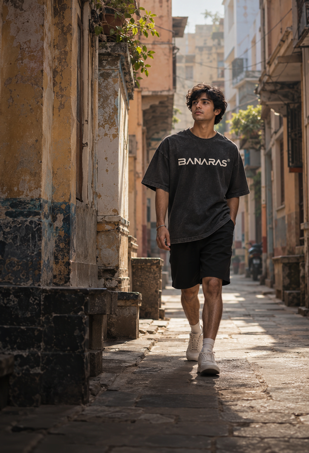 Chunar Ivory Tee — 240 GSM · Combed cotton by BANARASIAN